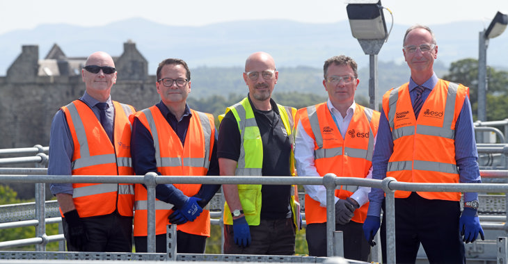 Winchburgh Major Project Award L R Andrew Dyne, Haskoning, Alan Ford (EPS), Jonny Tyler (Scottish Water), Stephen Fraser (ESD) And Colin Maybury (Scottish Water) Wildscene Photography