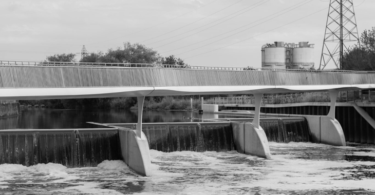 Water Infrastructure Weir This Is Engineering TIE Milly Black And White