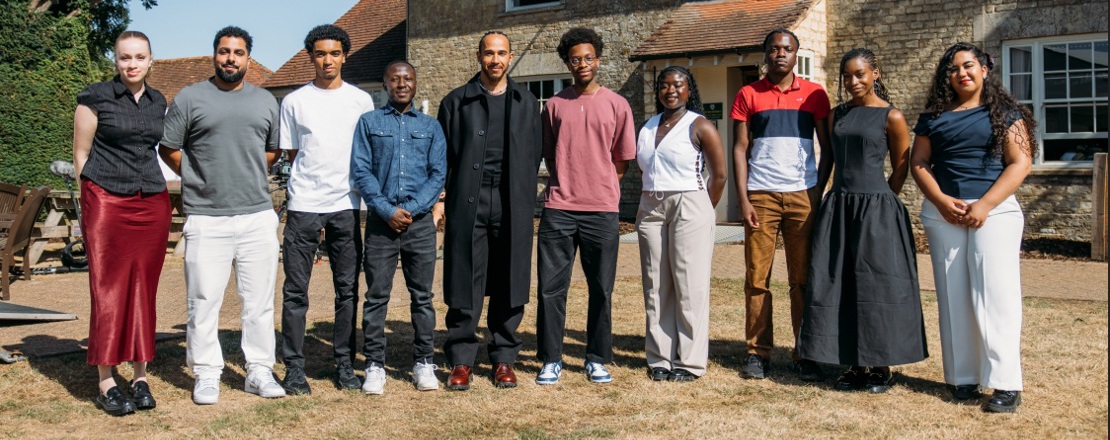 MMS Scholars With Sir Lewis At Silverstone July 2025