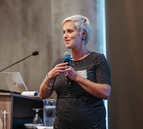 Dr Myra presenting during Session 2