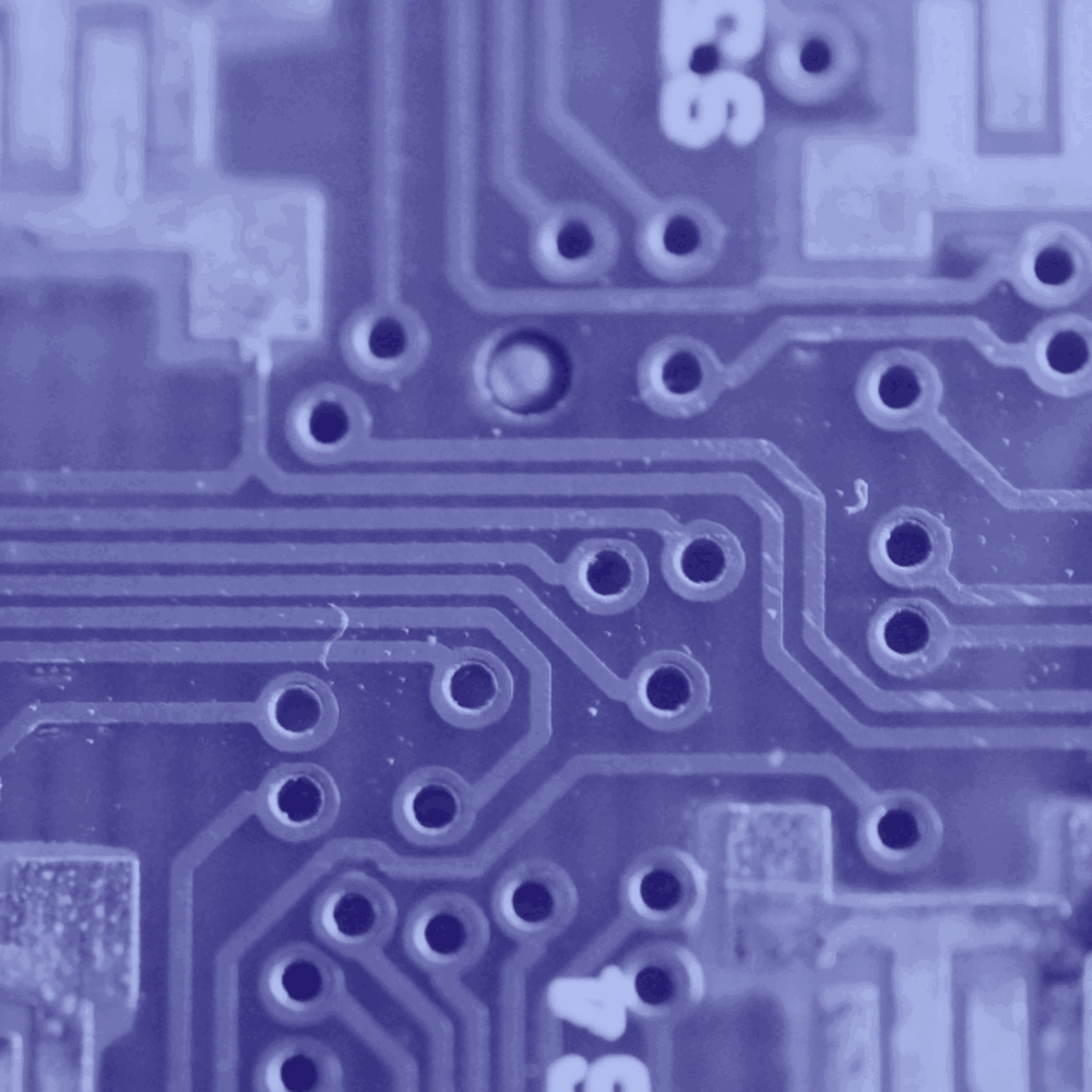 indigo and lilac duotone 