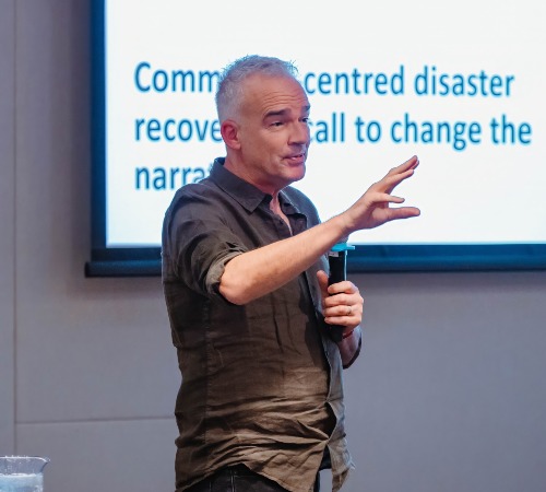 Dr David presenting during Session 3