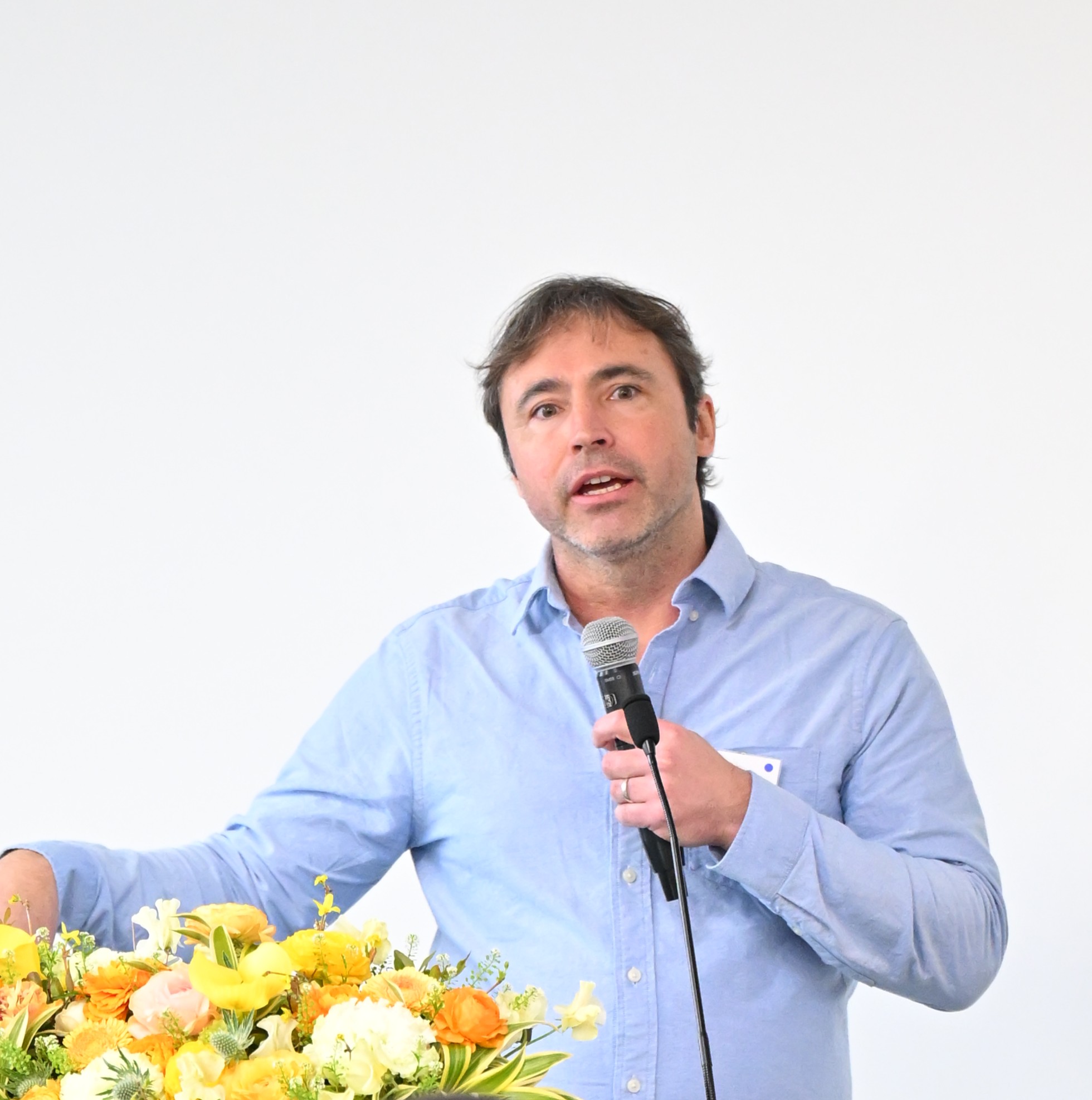 Professor Tim presenting during Session 3.